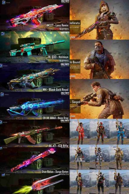 اکانت کالاف دیوتی موبایل کد 500