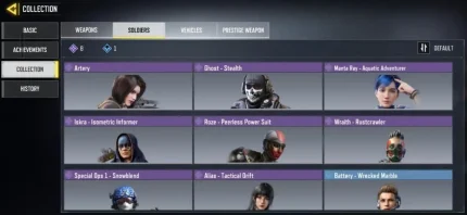 اکانت کالاف دیوتی موبایل کد 505